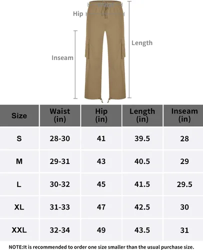 Vista 6 de LYRXXX Pantalones cargo casuales para hombre, pantalones de senderismo, pantalones de entrenamiento para hombre