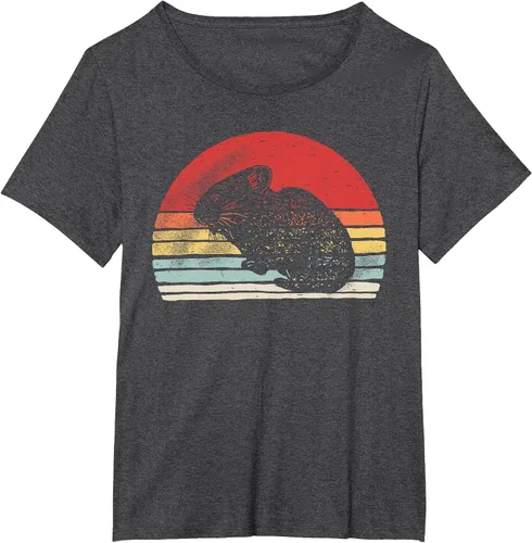Vista 9 de Camiseta Pika Retro Vintage Asphalt Grey