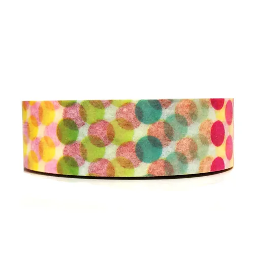 Vista 30 de Wrapables Cinta adhesiva Washi de patrones coloridos, 100% Bonheur