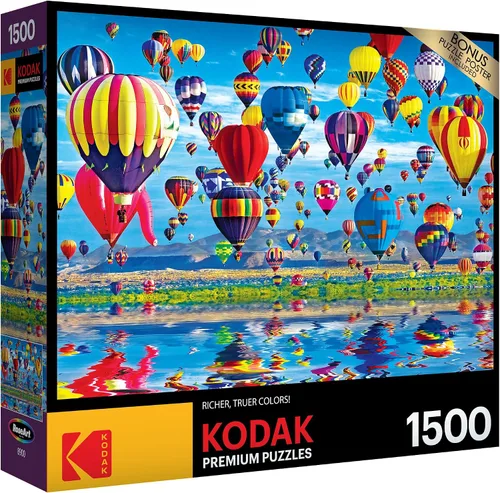 Vista 2 de RoseArt - Kodak Premium - Balloon Reflections - Rompecabezas de 1500 piezas para adultos