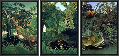 Vista 108 de MUDECOR Lienzo enmarcado para pared, juego de arte de ramo de flores de vida muerta de Marie Frosch, naturaleza, desierto, ilustración, arte