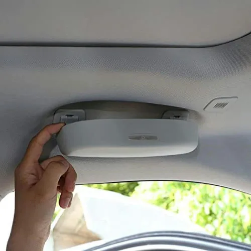 Vista 6 de Funda para gafas de sol de coche, caja de almacenamiento interior, para Volvo Xc60 S60 Xc40