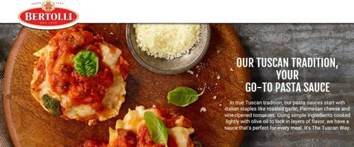 Vista 6 de Bertolli orgánico aceite de oliva salsa de pasta de albahaca y ajo - 4 tarros de vidrio 24 oz680g cada uno