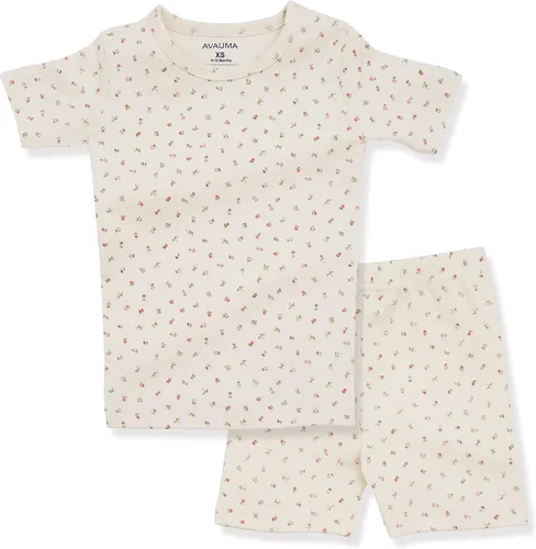 Vista 217 de AVAUMA Conjunto de pijama de algodón para bebés y niñas de 6 meses a 7 años