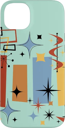 Vista 15 de Retro Mid Century Modern MCM Vibe Aesthetic Kitsch Art Case for iPhone 17