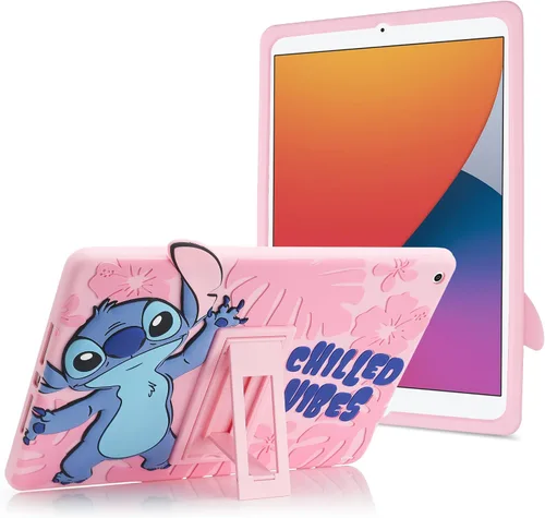 Vista 11 de Bluey Funda para iPad para Niños - Funda 10.2 para iPad de 9ª/8ª/7ª Generación - 2019/2020/2021 Funda para Tablet con Soporte, Protector de Silicona