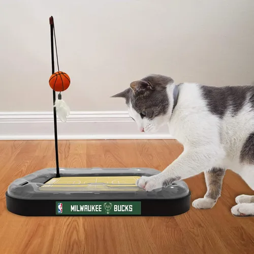 Vista 14 de Pets First Boston Celtics - Rascador de baloncesto para gatos, 14 x 11