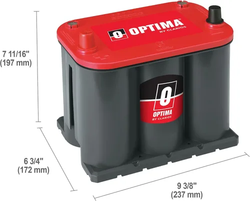Vista 2 de Optima Batteries RedTop 8025, 160 25 batería de arranque