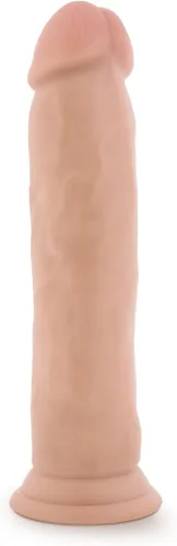 Vista 6 de Blush Dr. Skin - Consolador realista con ventosa de 9 pulgadas de grosor, suave, realista, para adultos, para mujeres, hombres, principiantes