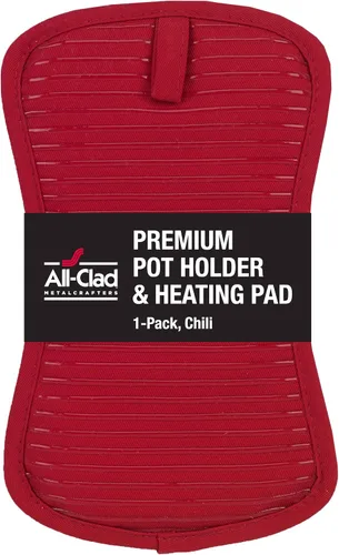 Vista 32 de All-Clad Soporte para ollas y almohadilla caliente: resistente al calor hasta 500 grados, 100% algodón, almohadilla caliente de 10 x 6.25 pulgadas