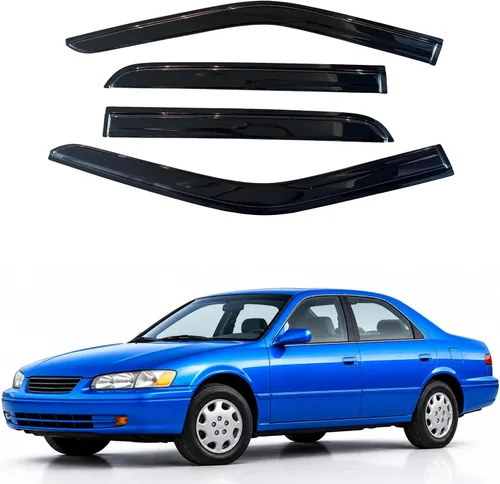Vista 197 de Visera de ventana IG para Ford Focus Sedán y Hatchback 2012-2018, Protector de ventana lateral para lluvia y viento estilo Mugen, extra duradero