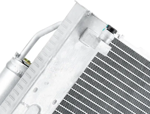 Vista 5 de Radiador de aluminio CU13004 para 2007-2020 Nissan 370Z e Infiniti G37 / Q60 / G35 / G25 V6 (con condensador) radiadores de núcleo de 1 fila 2008