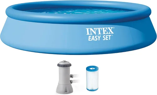 Vista 13 de INTEX 28107EH Juego de piscina inflable fácil de instalar: 8 pies x 24 pulgadas - Incluye bomba de filtro de cartucho de 330 GPH