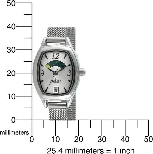 Vista 7 de Peugeot - Reloj de vestir con fecha para mujer