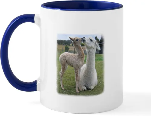 Vista 15 de CafePress A Special Alpaca Moment - Taza de café de cerámica (11.0 fl oz)