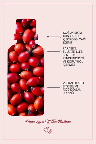 Vista 4 de Bade Natural Aceite de semilla de rosa mosqueta prensado en frío, 1.0 fl oz, antimanchas oscuras, antienvejecimiento, nutritivo, hidratante