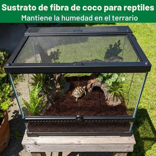 Vista 6 de ZeeDix 2 piezas de ladrillos de coco para plantas, fibra de coco 100% orgánica para tierra de jardín y mezcla de macetas, bajo equilibrio de EC