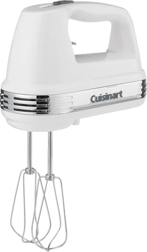 Vista 3 de Cuisinart Mini Prep Plus - Procesador de alimentos, 4 tazas, acero inoxidable cepillado y batidora de mano HM-50 Power Advantage de 5 velocidades