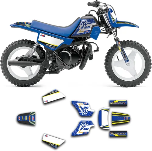 Vista 11 de Kit de calcomanías para PW 50 PW50 piwi 50, gris, YMPW5096N004-G-KO