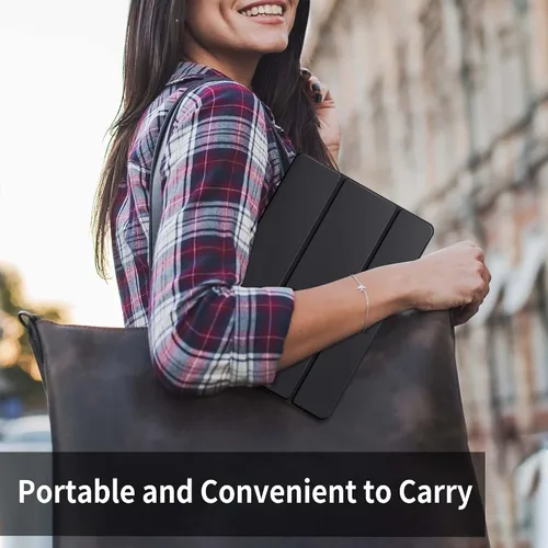 Vista 7 de ProtUTab Funda Compatible con iPad de 9ª Generación, Funda Slim Trifold con Soporte Auto Wake&Sleep para iPad de 8ª Generación (2020) y 7ª