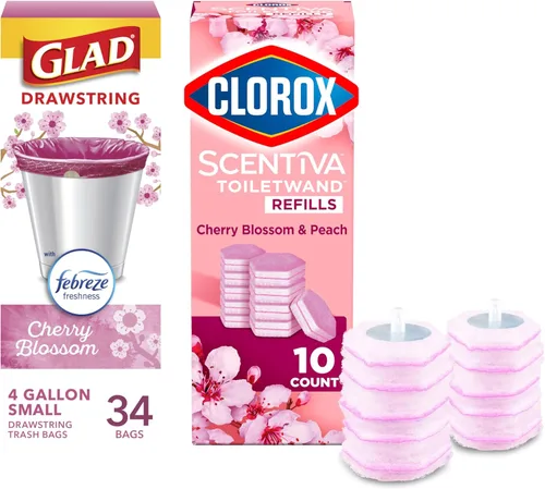 Vista 14 de Clorox Scentiva ToiletWand - Recambios de Cherry Blossom y Peach, 10