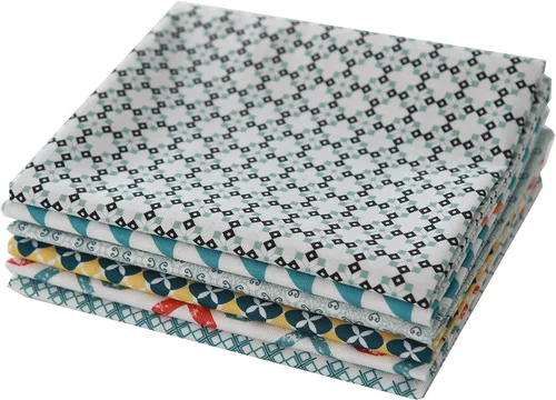 Vista 11 de COTTONVILL Tela de acolchado con estampado de algodón 20 unidades (10 cuartos de galón, 01-Urban Camellia)