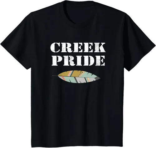 Vista 39 de Creek Native American Pride - Camiseta, Negro, S
