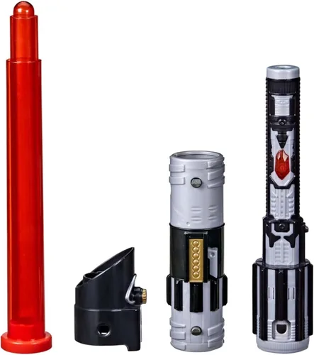 Vista 6 de STAR WARS Lightsaber Forge Darth Vader - Juguete electrónico de sable de luz rojo extensible, juguete de rol personalizable para niños a partir de 4