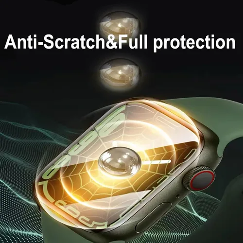 Vista 5 de ZPIAR para Apple Watch SE 3/2 Series 6/5/4 de 40 mm Protector de pantalla de vidrio templado, sin burbujas, fácil instalación, resistente a