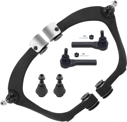 Vista 108 de Detroit Axle - Kit de extremo delantero para Chrysler 300 Dodge Charger 2011-2023 Challenger, 2 Lower Rearward Control Arms 2 Outer Tie Rods 2