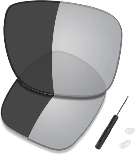 Vista 14 de SAUCER Premium Replacement Lenses & H20 Screwdriver & Nose Pieces for Oakley Holbrook Metal OO4123 UV400 Protection