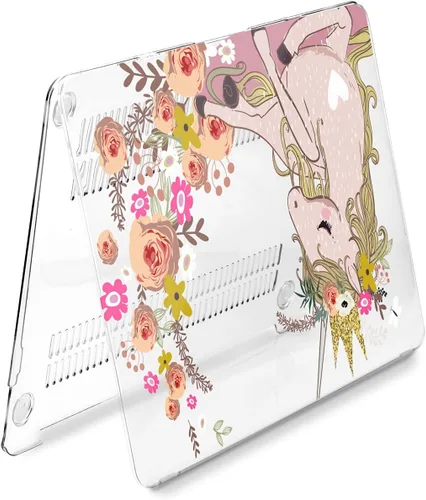 Vista 5 de Funda rígida compatible con MacBook Pro 16 14 M3 M2 2023 M1 Pro 13 2022 Air 13 2021 Retina 2020 Mac 11 12 rosas con estampado de flores protectoras