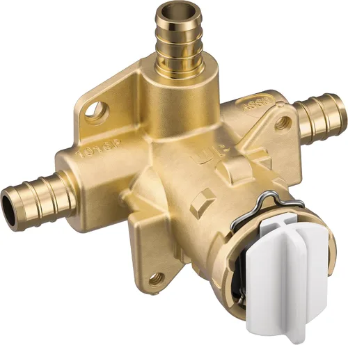 Vista 8 de Moen 2360PF M-Pact - Válvula de equilibrio de presión Posi-Temp con conexión PEX de anillo de crimpado de 1/2 pulgada