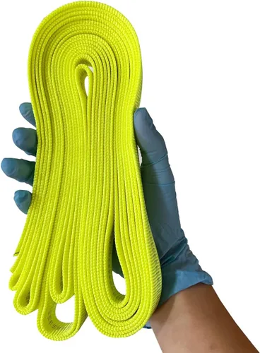 Vista 6 de Rescue Essentials Correa tubular de nailon de 1" (22.5')-verde lima