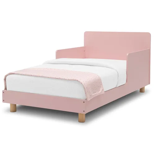 Vista 6 de Delta Children GapKids - Cama para niños pequeños, color rubor, natural + babyGap TrueSleep para cuna y colchón para niños pequeños (paquete)