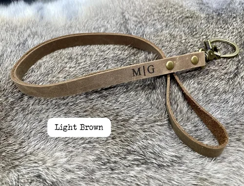 Vista 3 de Cordones para insignias de identificación, cordones personalizados, cordón de cuero