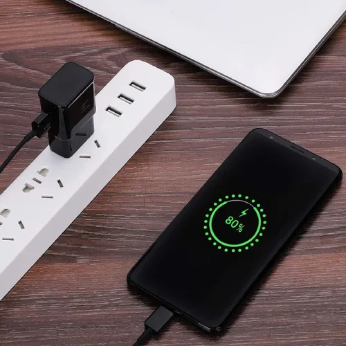 Vista 4 de Cable USB-C original de 10 pies compatible con tu Xiaomi Poco X3 Pro con carga rápida y transferencia de datos (blanco 3M)