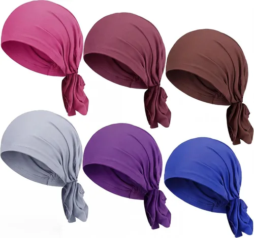 Vista 11 de Syhood Slip on Pre Tied Head Scarves for Women