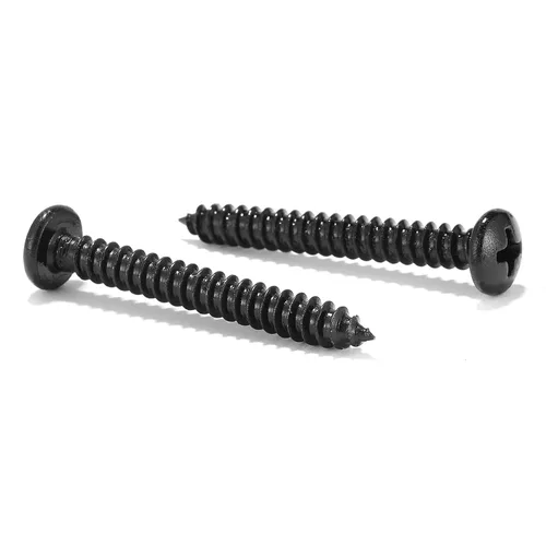 Vista 17 de #4 x 1 Tornillo de Madera 100 Piezas 18-8 (304) Acero Inoxidable Cabeza Plana Tornillos Autorroscantes Rápidos para Paneles de Yeso Óxido Negro por