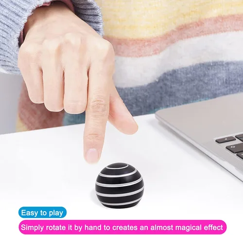 Vista 3 de Juguetes Fidget de Escritorio para Juguete Cinético: Gadgets Geniales Cosas Geniales para Adultos Niños Adolescentes, Girando Hasta 180 Segundos