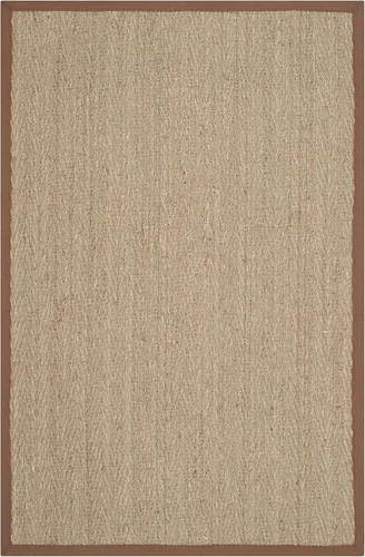 Vista 6 de Safavieh Colección de fibra natural NF115P - Alfombra (fibra natural), color gris, Fibras naturales