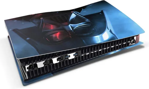 Vista 3 de GNG PS5 Consola digital DV de Starwars Skin Decal Vinal Sticker + 2 fundas de controlador