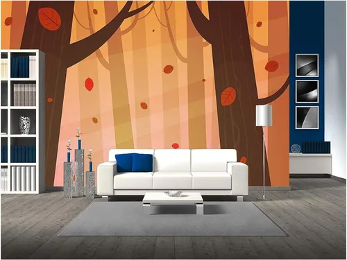 Vista 8 de Wall26 - Papel pintado autoadhesivo para pared, WMR-WP-X-DA51-66x24x4