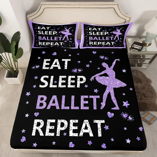 Vista 17 de Erosebridal Sábana bajera ajustable de gimnasia con bolsillo profundo para niñas y niños, tamaño individual, juego de ropa de cama deportiva