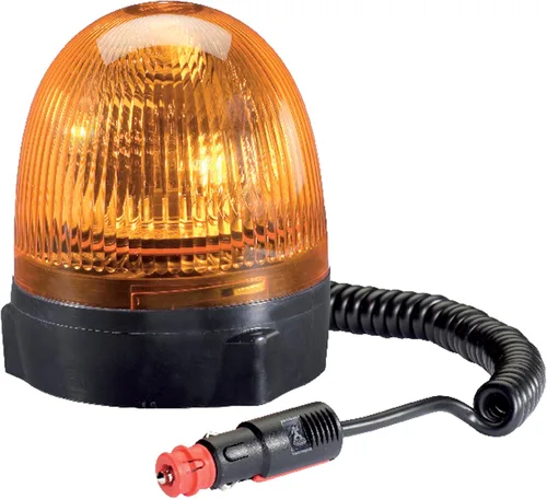 Vista 8 de HELLA 009506201 KL Rotacompact - Luz de advertencia de baliza de montaje fijo, patrones giratorios, 12 V, ámbar