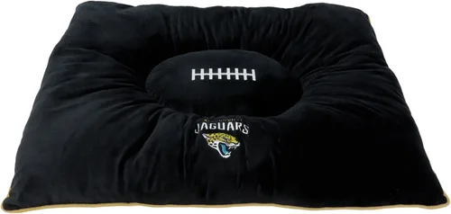 Vista 13 de NFL PET Bed - Cama de almohada de felpa suave y acogedora de Arizona Cardinals. Cama de fútbol para perros. Cama de colchón deportivo cálido
