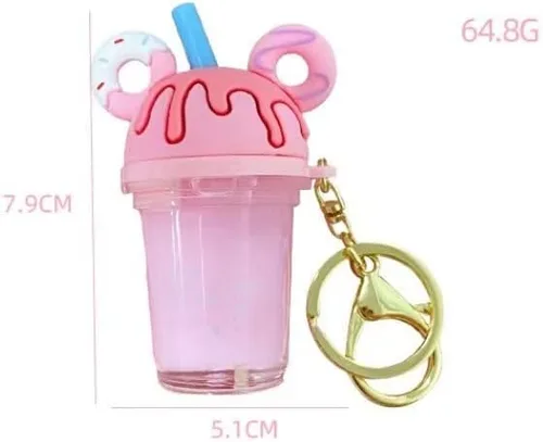 Vista 5 de Kawaii Donut Boba Llavero