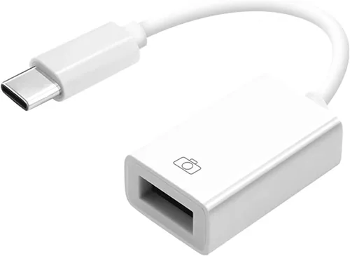 Vista 9 de Untvie Adaptador Lightning a USB 3.0, certificado MFi OTG con puerto