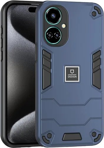 Vista 116 de Funda compatible con Redmi A1, compatible con Redmi A2 2 en 1 [PC dura + TPU], funda de teléfono negra