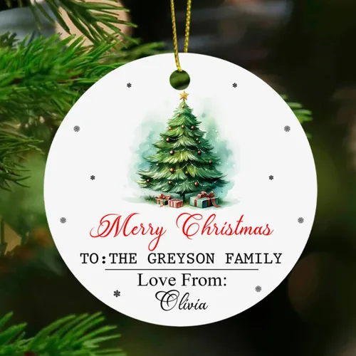 Vista 10 de Chance Made Us Neighbors - Adorno de Navidad personalizado para vecino, recuerdo de Navidad personalizado de agradecimiento de vecino, regalos
